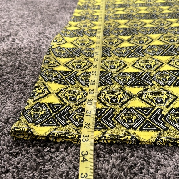 H & M Bright Yellow and Black Tiger Print Mini Tank Dress - Picture 10 of 13